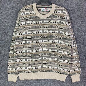 Vintage Florence Tricot Pullover Sweater Textured Coogi Style‎ Men’s Size Medium